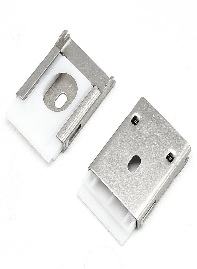 Surf turtle Mountings Brackets for Vertical Blinds 2 Sets Zebra Blinds Accessories Replacement Mount Hardware, for Both Inside or Outside L-Shaped Metal Blinds Mounting Bracket - Image 5